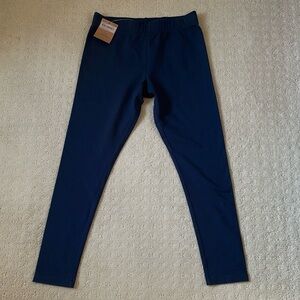 Lands' End Blue Leggings Stretchy Full-Length